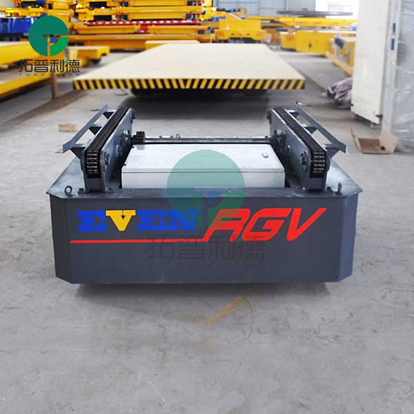 Automation Warehouse Material Handling Rail Guided Powered Trolley