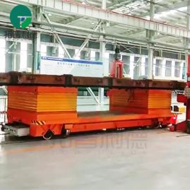 Battery Power Automated Cross Rail Transfer Cart With Hydraulic System