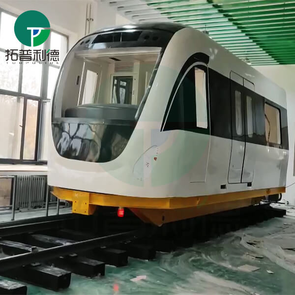 5T Cable Powered Rail Transfer Trolley For Locomotive Transportation