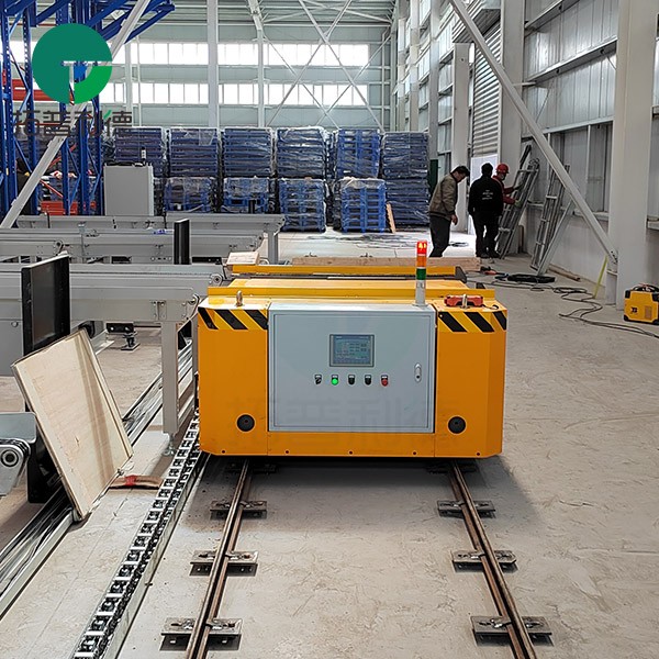 1.2T PLC Control Stereoscopic Warehouse Use RGV Transfer Cart