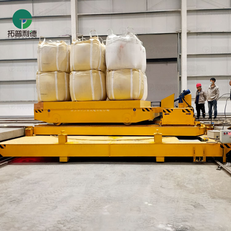 25 Tons Electric Rail Transfer Cart For Assembly Line
