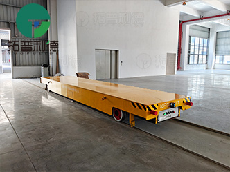 10 ton low voltage rail transfer cart for steel handling