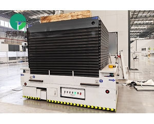15 Tons Trackless Automatic Transfer Carts Optimizing Industrial Transportation – Visit to Tangshan Kaiyuan Group