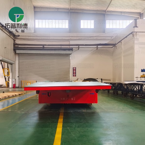 5 Tons Steering Remote Control Trackless Transfer Cart