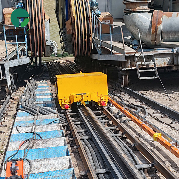 30 Degree Climbing Busbar Operated Rail Transfer Cart