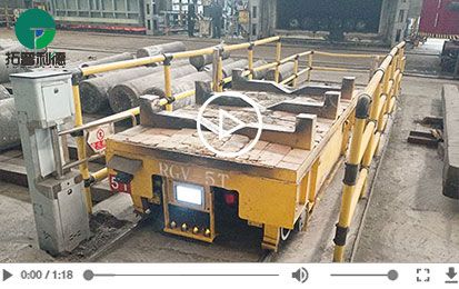 Anti High Temperature Battery Operated Rail Guided Vehicle