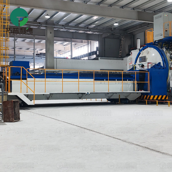 Customized Lifting Electric Rail Transfer Cart for Vacuum Furnace