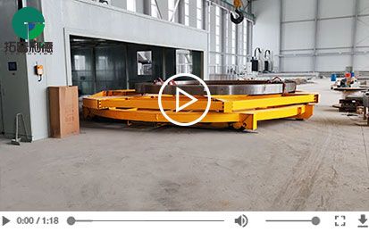Customized Cable Reel Operated Rail Transfer Trolley