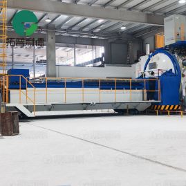 Customized Lifting Electric Rail Transfer Cart for Vacuum Furnace