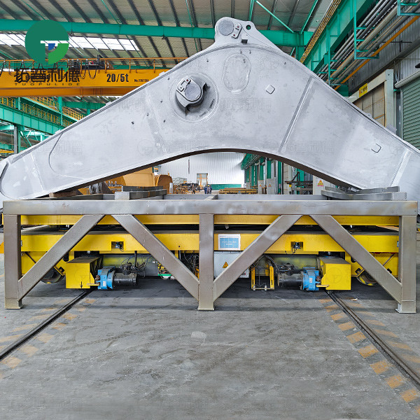 20 Tons Hydraulic Lifting Battery Operated Rail Transfer Cart