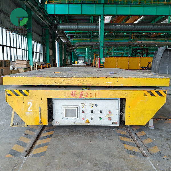 20 Tons Hydraulic Lifting Battery Operated Rail Transfer Cart