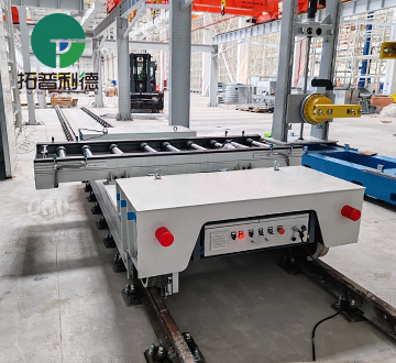 5 Tons Roller Table Electric Rail Guided Vehicle for Mold Handling