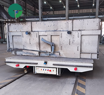 Large Table Conducting Rail Drive Transfer Cart for Workshop