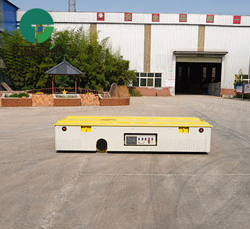 Lifting Trackless Transfer Cart for Material Handling in Plants