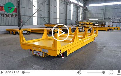 Customized Conducting Rail Powered Track Transfer Cart
