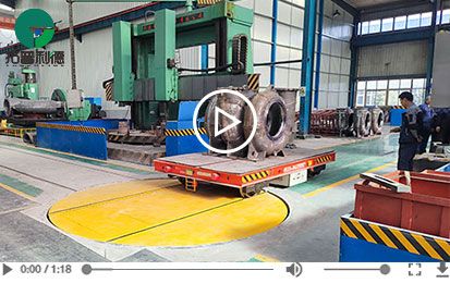 Accurate Docking 10 Tons Battery Operated Rail Transfer Cart