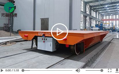 Transfer Cart Powered Low Voltage Rail for Construction