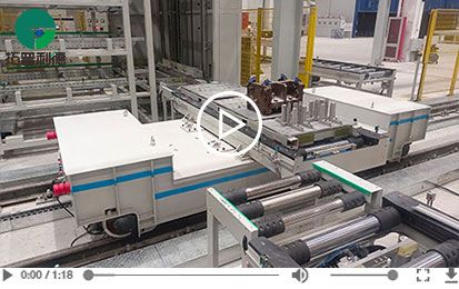 Accurate Docking Mobile Cable Drive RGV