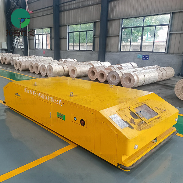 Steering Long Distance Transport AGV for Copper Coil Handling
