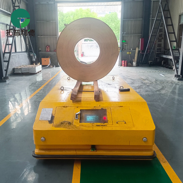 Steering Long Distance Transport AGV for Copper Coil Handling