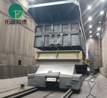 75 Tons Mold Handling Rail Transfer Cart in Steel Industry