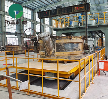 Heavy Duty Accurate Docking Material Rail Transfer Cart