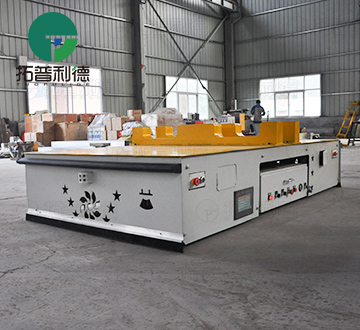 Anti-heat Mold Handling Trackless Transfer Cart with Brackets