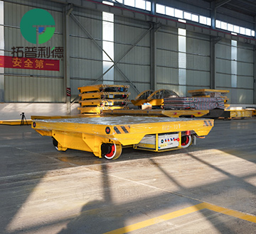 10 Tons Battery Transfer Cart with Rail for Material Transport