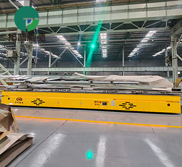 Steerable 20 Tons Motorized AGV in Workshop