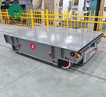 A 12 Tons Battery RGV Facilitates Workshop Logistics