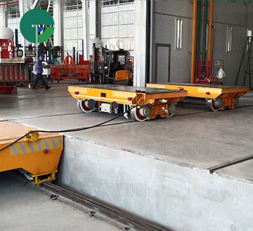 Interbay 150 Tons Cold Storage Workpieces Electric Rail Transfer Cart