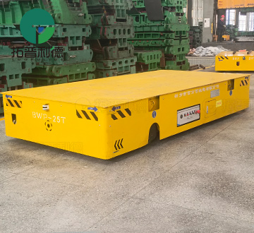 25 Tons Handle Control Battery Operated Trackless Transfer Cart