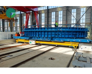 80 Tons Cable Powered Rail Transfer Cart Helping Mold Transportation