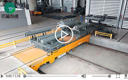 150 Tons Rail Transfer Cart Reshape Ice Storage Handling Model
