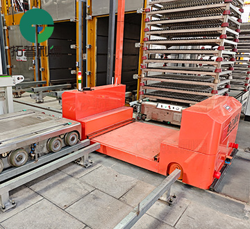 Customized Battery Powered RGV for Cross-Line Transport in Workshops