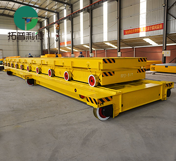 50 Tons Cable Powered RGV Facilitates Mold Transfer at Foundry Factory