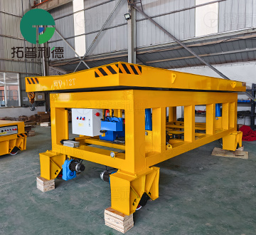 12 Tons Building Materials Storage Low Voltage Rail Powered Transport Vehicle