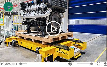 15 Tons Motorized Remote Control Rail Guided Vehicle