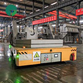 40 Tons Trackless Transfer Cart Tons Molten Aluminum Handling