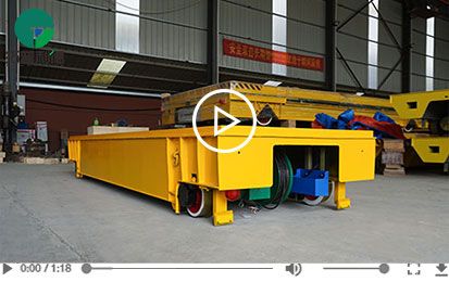 12 Tons Cable Reel Drive Rail Transfer Cart