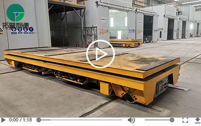 10 Tons Workshop Hydraulic Lifting Rail Transfer Cart