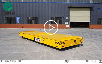 15 Tons Battery Drive Industry Trackless Transfer Cart