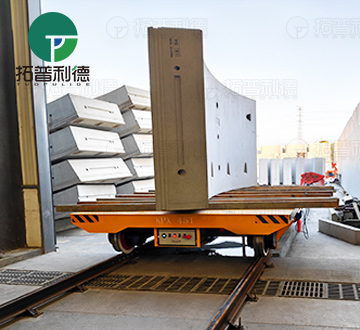45 Tons Battery Rail Transfer Cart for Heavy Duty Mold Handling