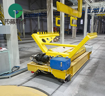 Customized Rail Transfer Trolley for Cable Coil Handling