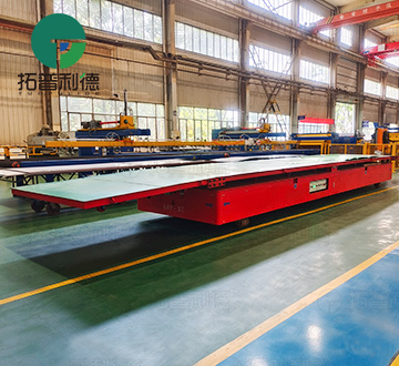 5 Tons Customized Trackless Transfer Cart for Workshop Material Handling