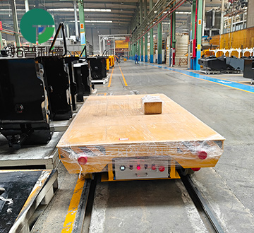 5 Tons Rail Transfer Cart for Mold Handling in Workshop