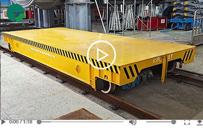 20 Tons Cable Powered Rail Transfer Cart
