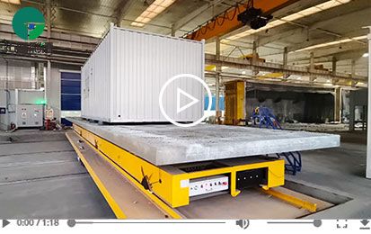 20 Tons Hydraulic Lifting Rail Transfer Cart