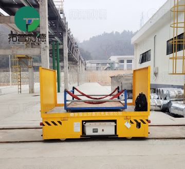 0.4 Tons Battery Rail Transfer Cart for Material Handling