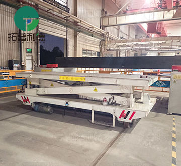 4 Tons Lifting Rail Transfer Cart for Heavy Steel